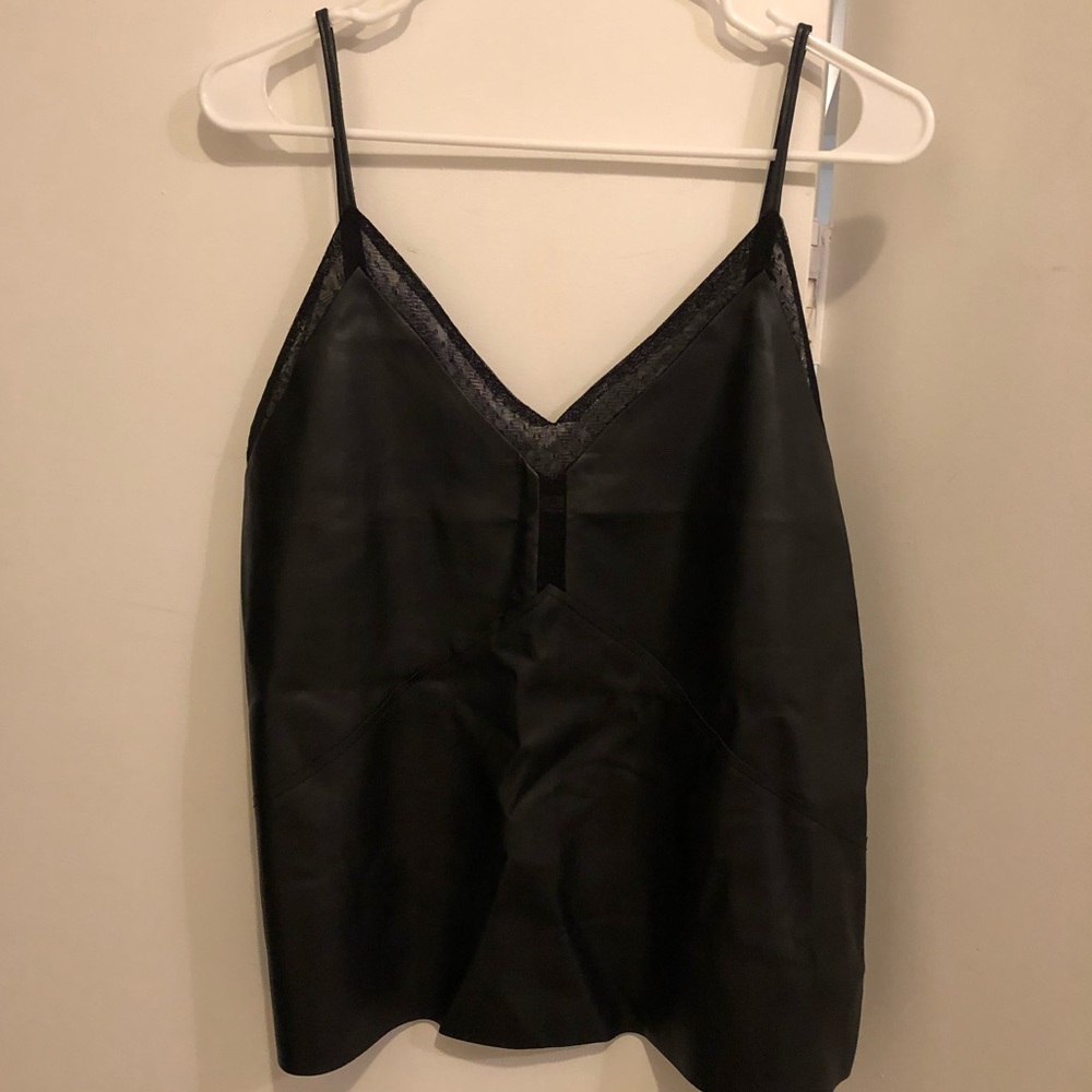 Leather ZARA Tank Top 🔥